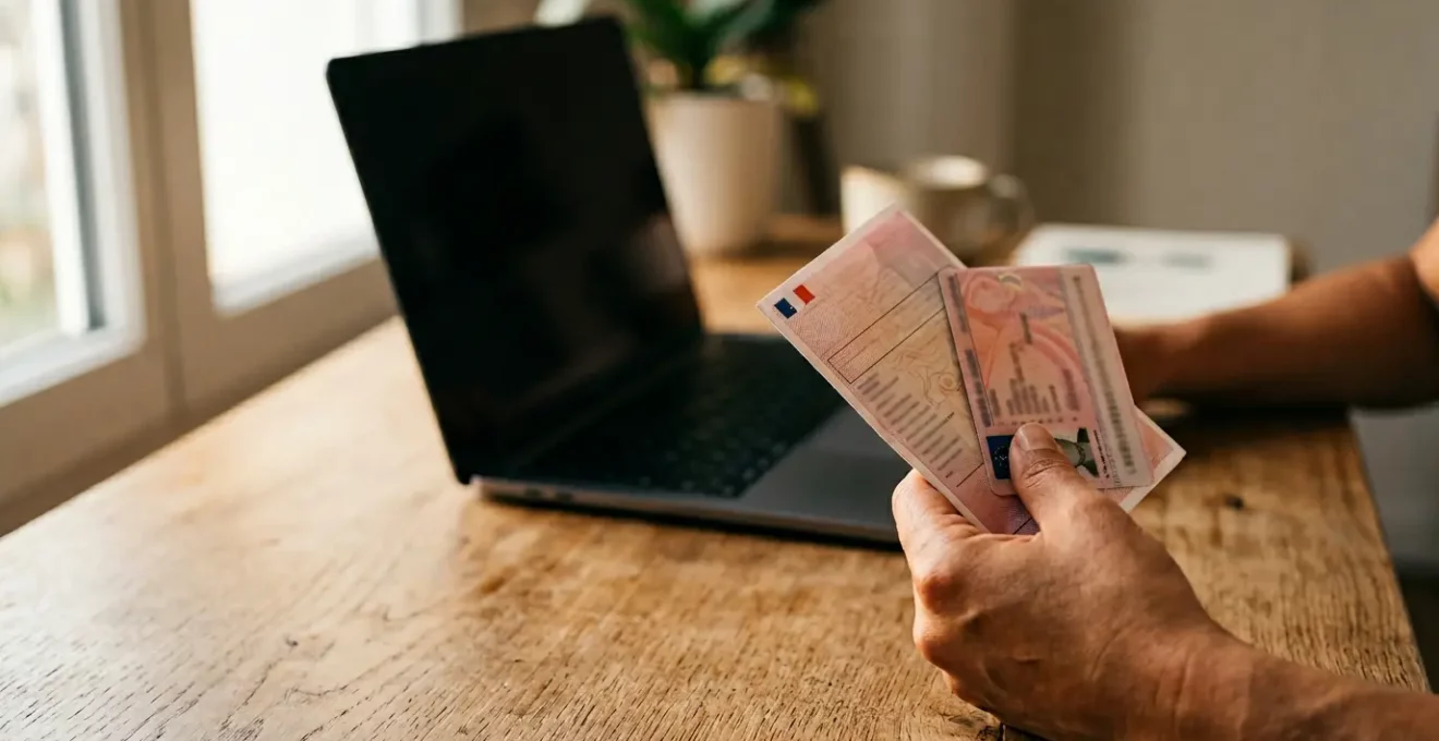 Personne concentrée remplissant un formulaire détaillé pour obtenir un tarif d'assurance automobile précis