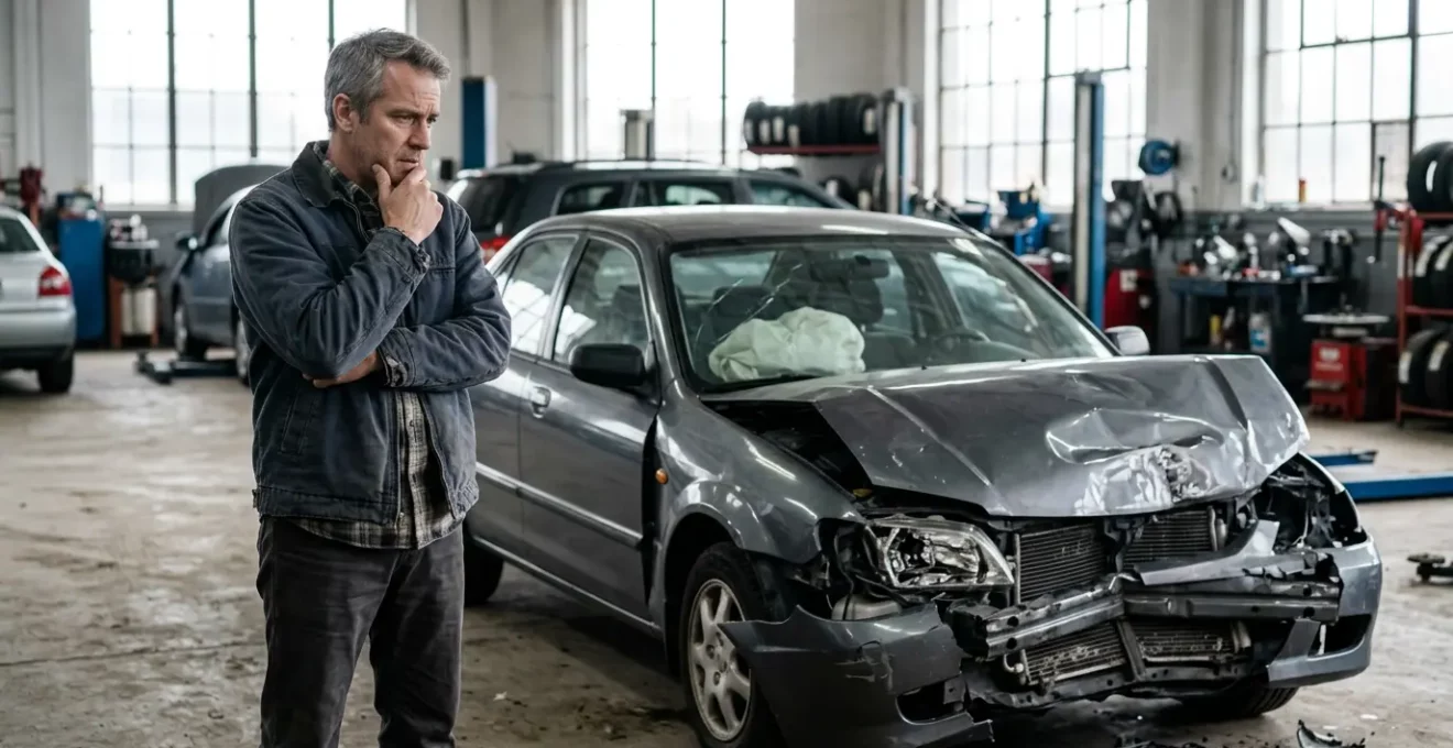 Propriétaire de véhicule face à une décision concernant une voiture endommagée classée en épave économique